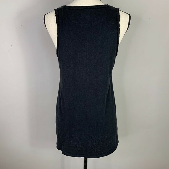 Pure+Gold Tank Top Women Small Black Hi-low Hem Scoop Neck - Picture 7 of 9